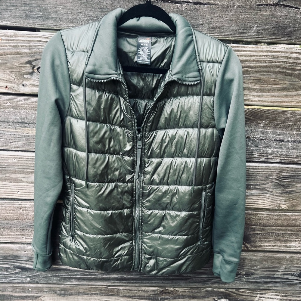 Avia Cabincore Forest Green Lightweight Athleisure Active Jacket - Picture 2 of 7